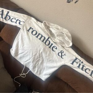 Abercrombie & Fitch White Hoodie